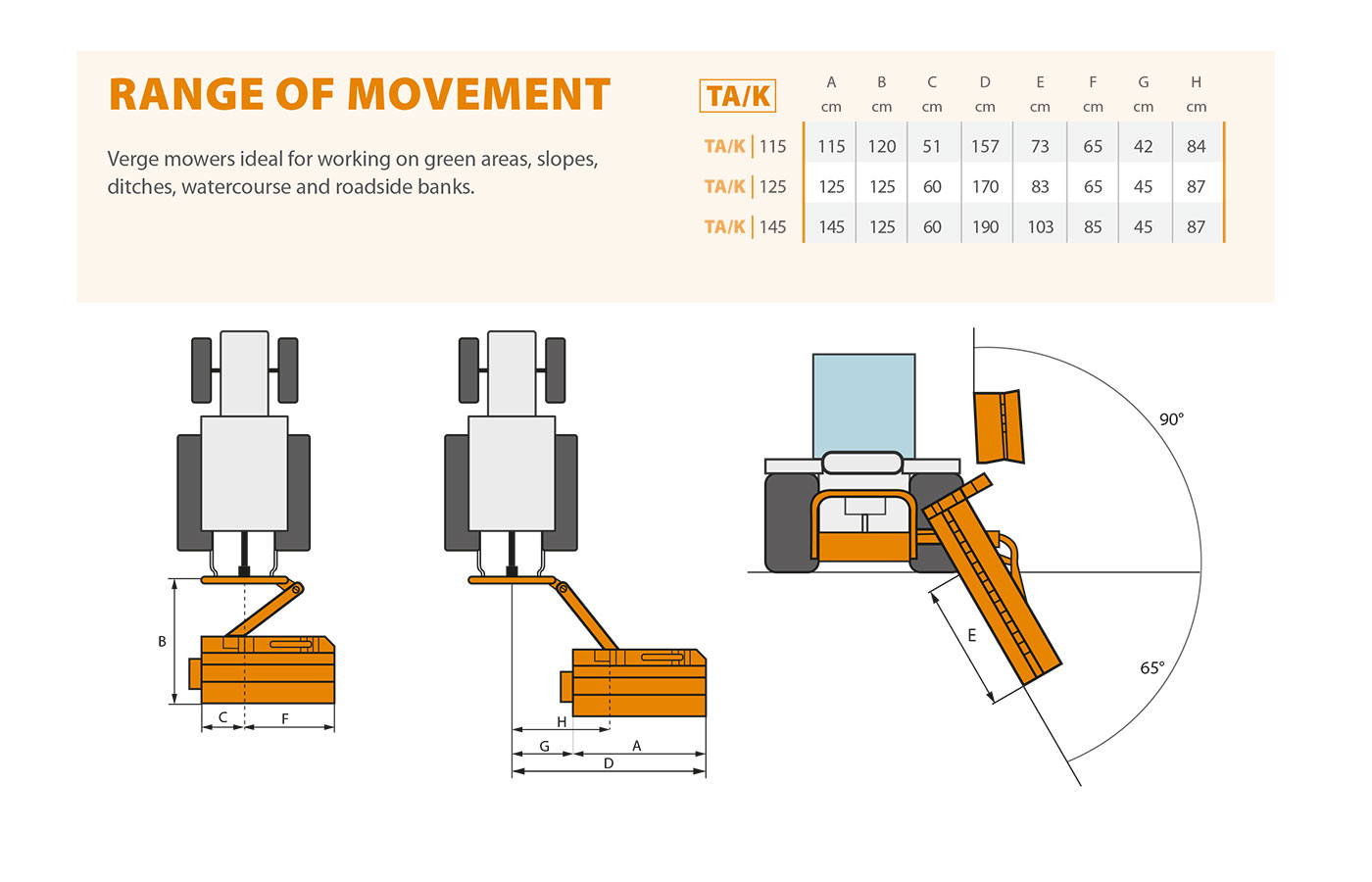TA/K Range of movement